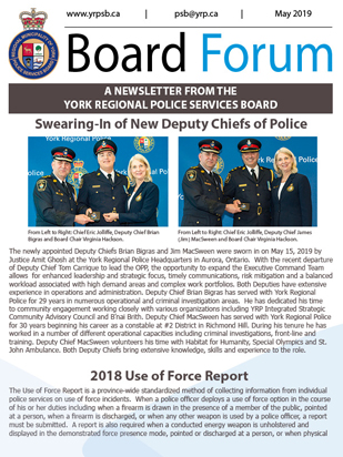 Snapshot of May 2019 Newsletter