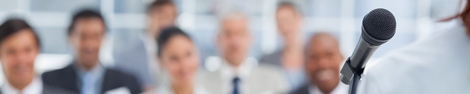 Decorative image of a meeting in progress