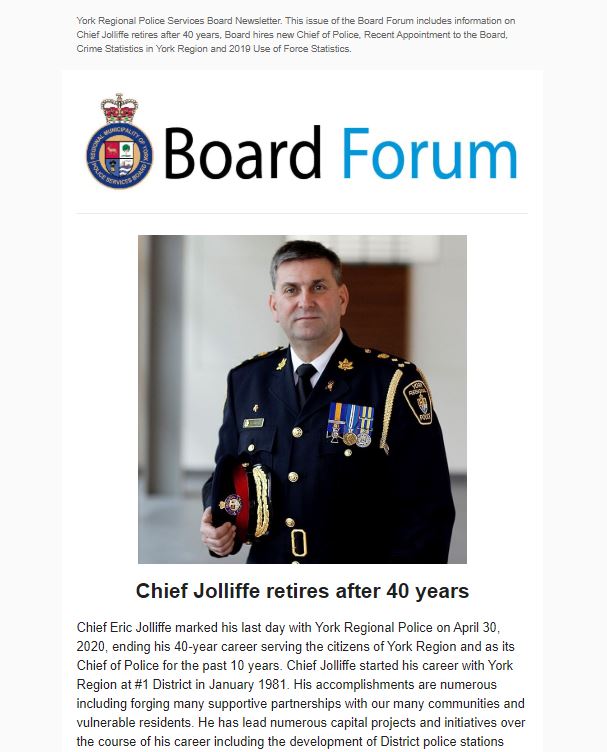 Snapshot of June 2020 Newsletter